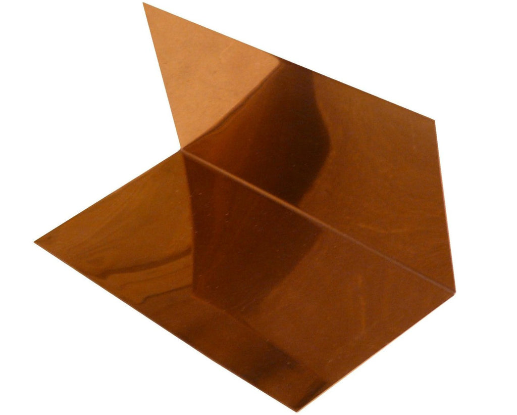 4 X 4 X 8 Copper Step Flashing Sheet Metal Caps 