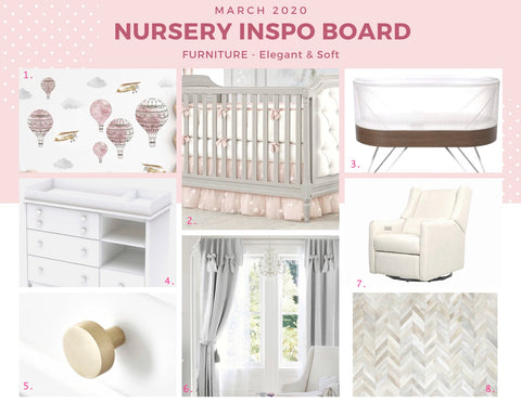 Nursery Inspiration Board from Uni+Koncept Hermes Inspired