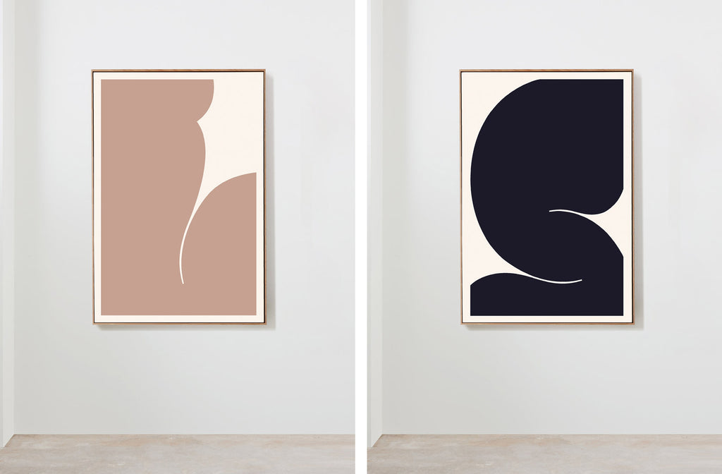 Caroline Walls Body Language silkscreen prints