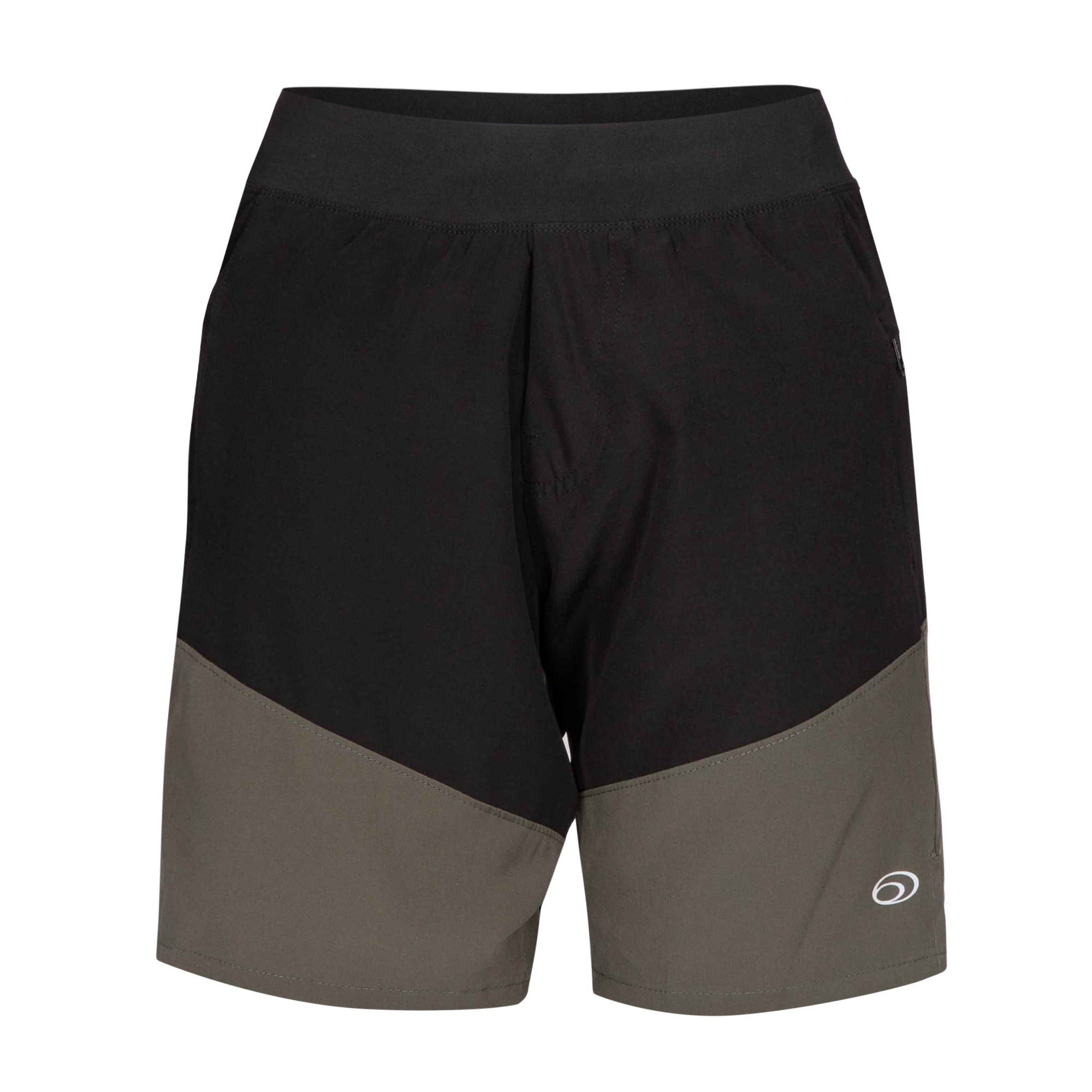 Equipe Men's Color Panel shorts with Inner Cycling Black/Olive