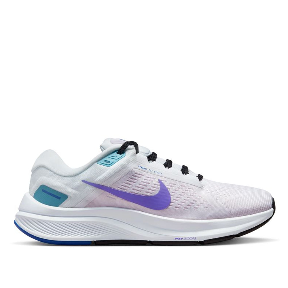 Nike Women's Structure 24 Women's Running Shoes White Psychic Purple Barely Grape Toby's Sports