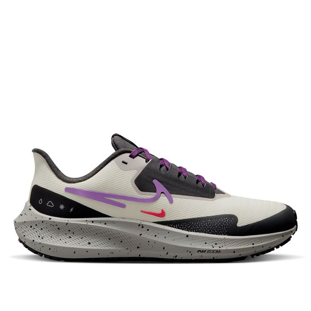 Women's Air Zoom 39 Shield Weatherized Running Shoes Light Stone Vivid Purple Cobblestone - Toby's