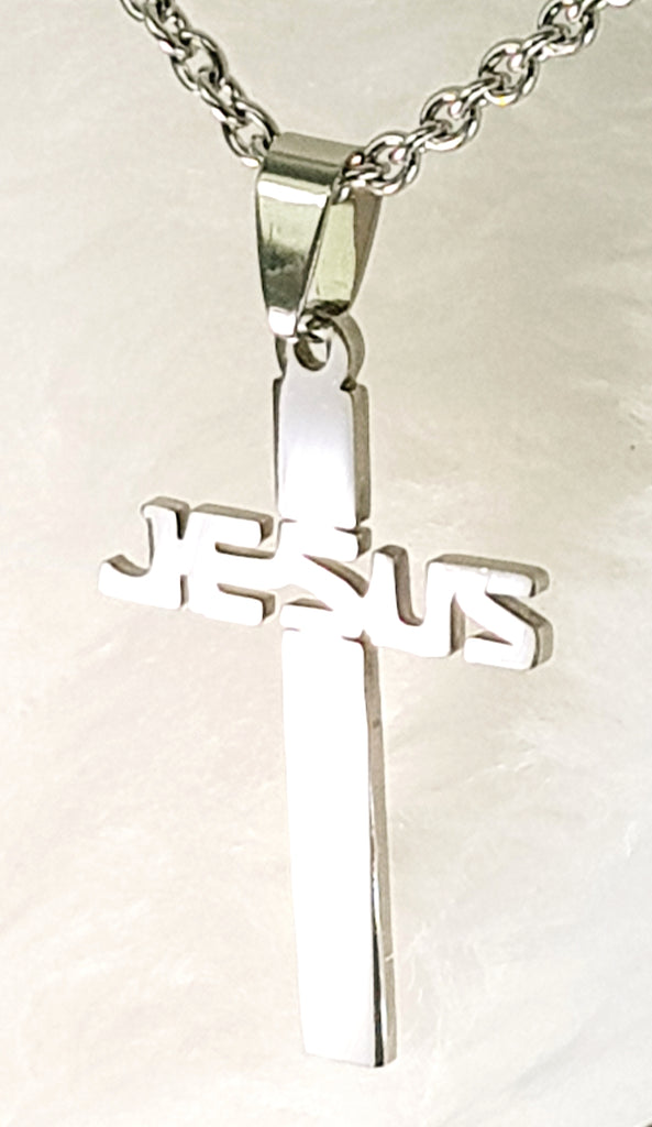 ss cross necklace