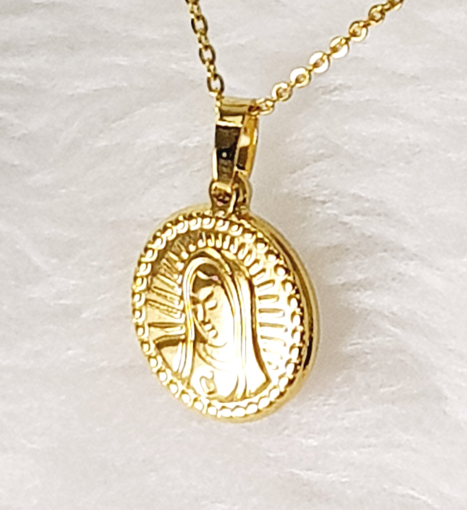 immaculate heart of mary necklace