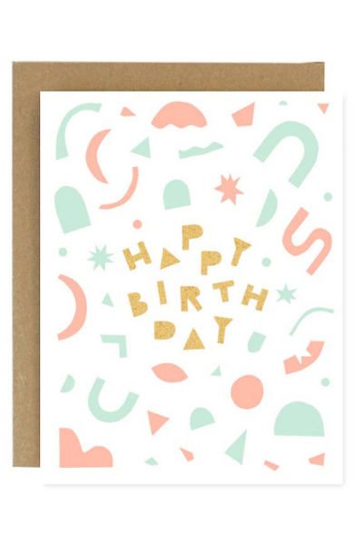 BIRTHDAY CONFETTI CARD