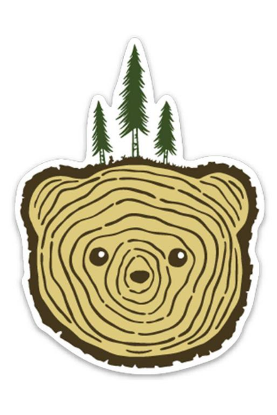BEAR TREE STICKER