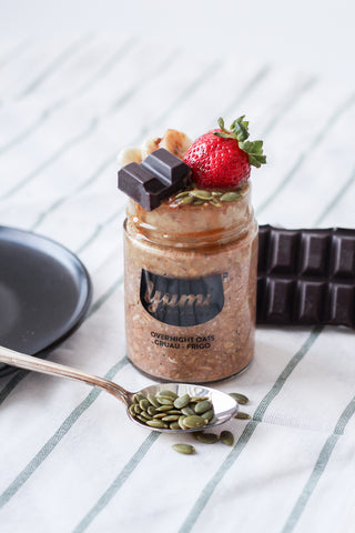 Nutty Chocolate Vegan Overnight Oats