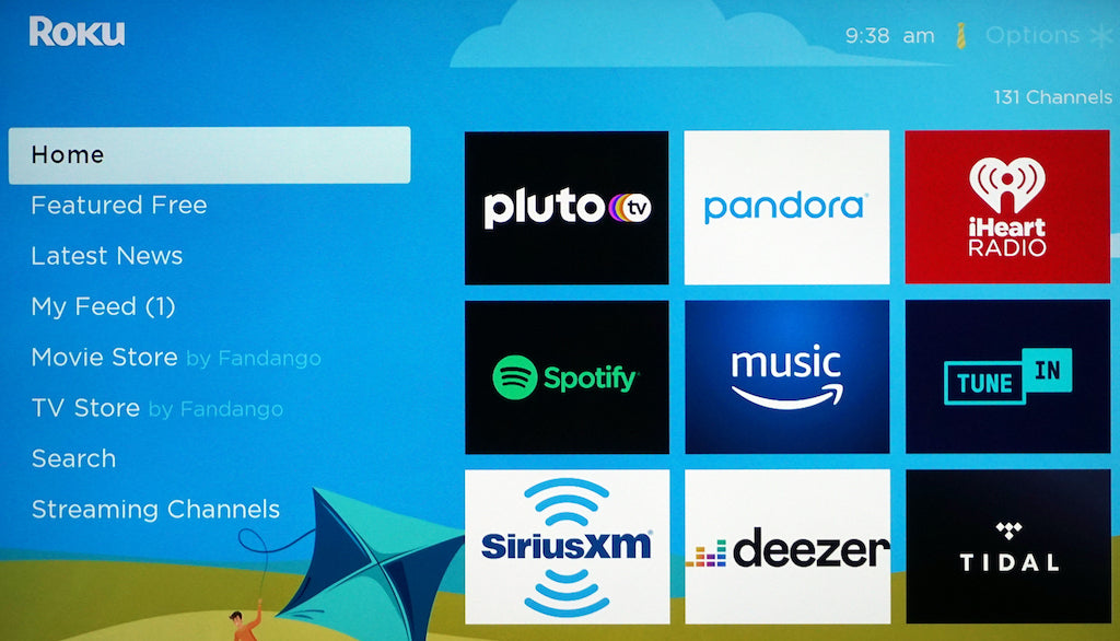 Play Music Apps From a Media Streamer to TV