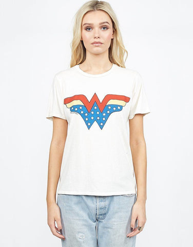 Lauren Moshi Croft Vintage Wonder Woman T-Shirt as seen on Bella Thorne
