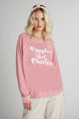 Wildfox Puppies and Pastries Sommers Sweatshirt as seen on Catherine Tyldesley