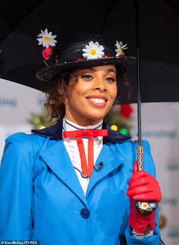 Rochelle Humes dresses as Disneys Mary Poppins