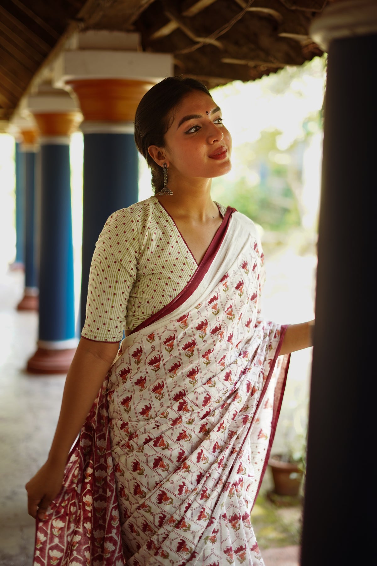 VALLEY OF FLOWER - Mul Cotton Saree