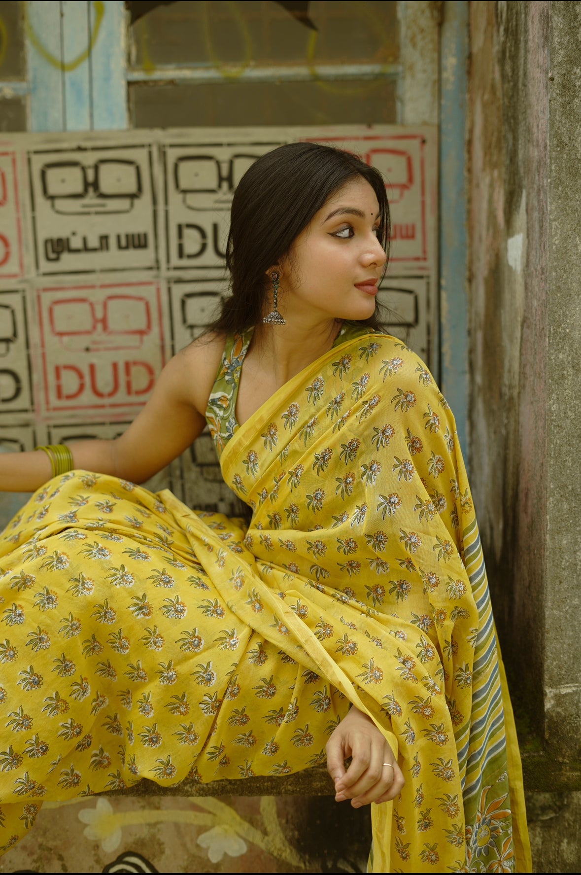 PASSION FRUIT - Chanderi Saree