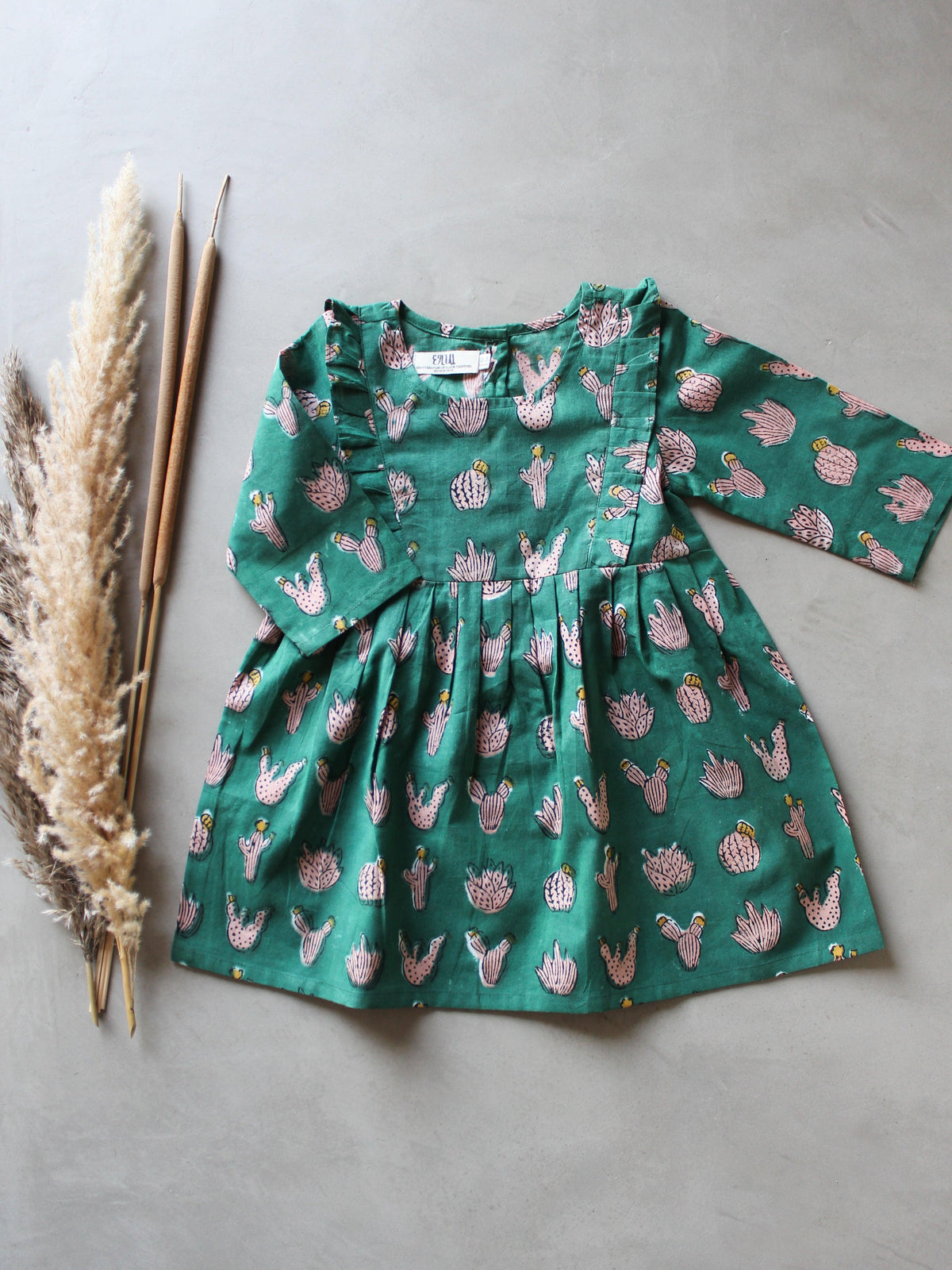 Green Cacti Dress - CHHAPA