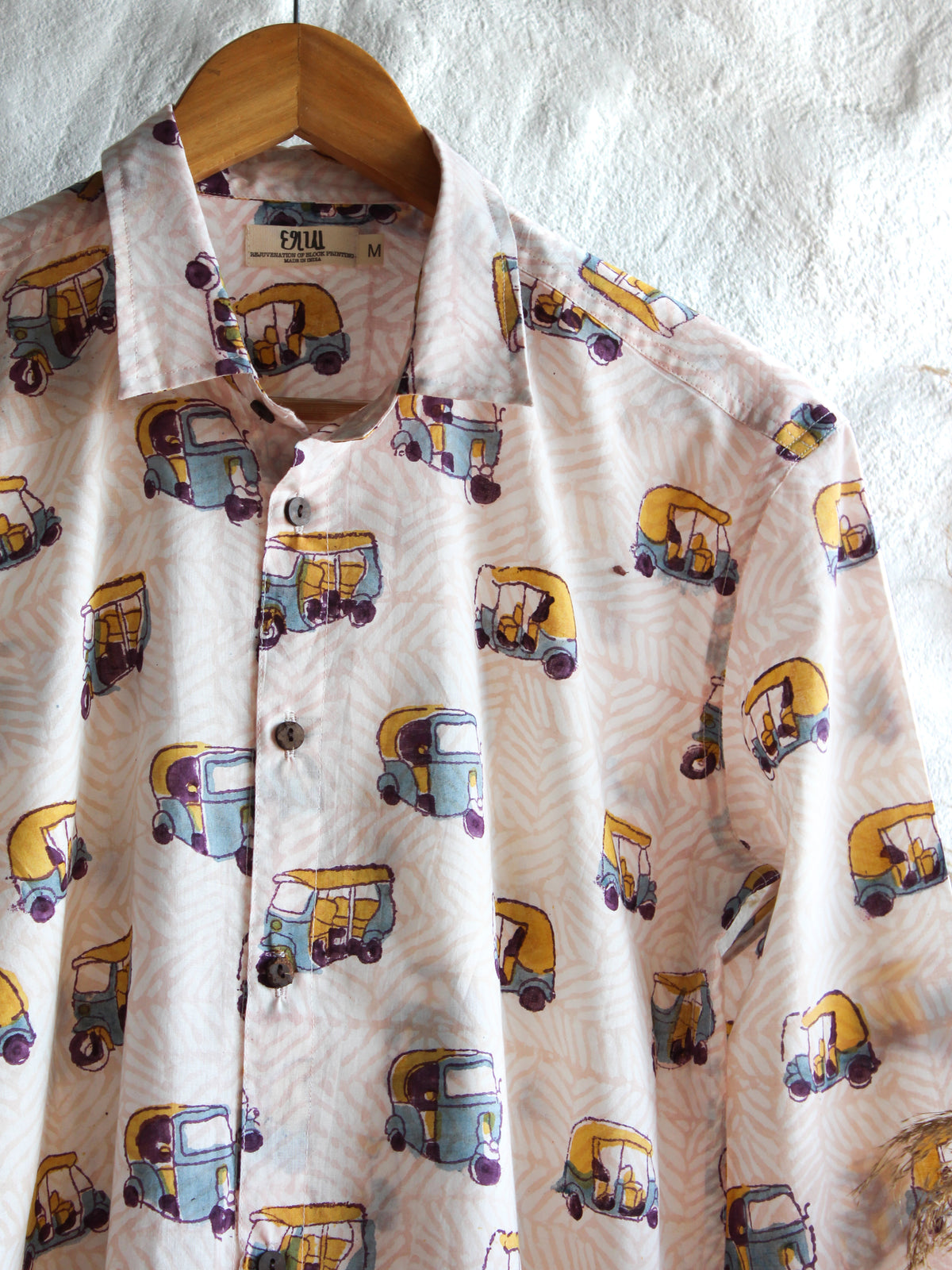 SHIRT - Auto-rickshaws in Dusty Rose Pink