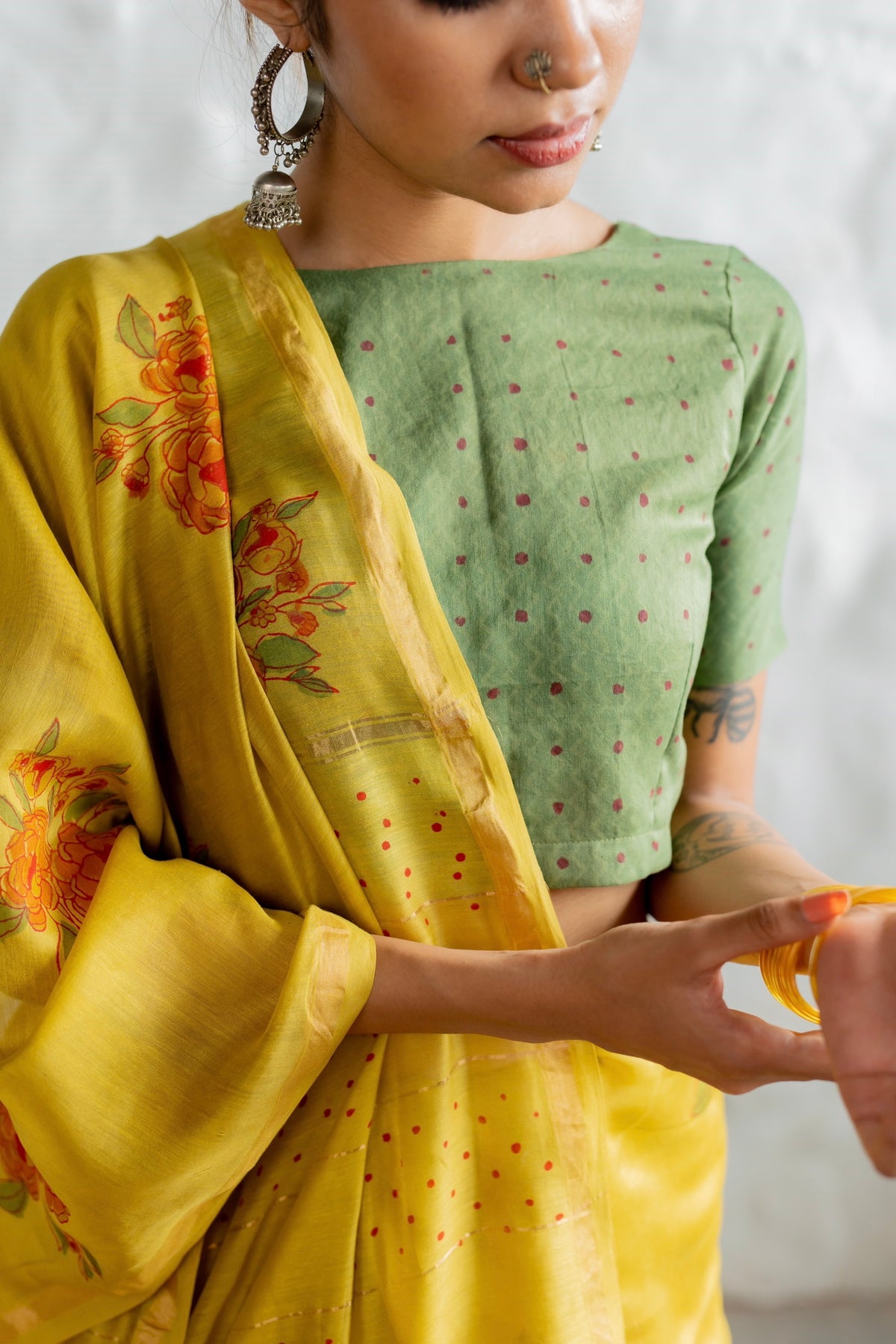 GUL SI NAZAKAT - Chanderi Saree