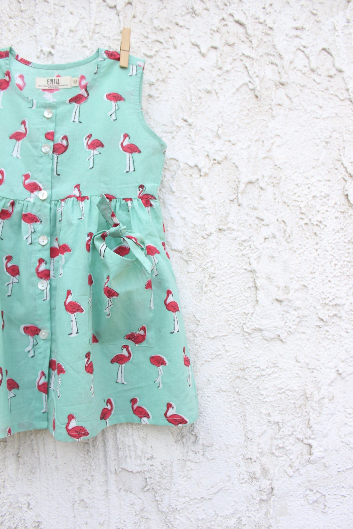 Flamingo Mint Dress - CHHAPA