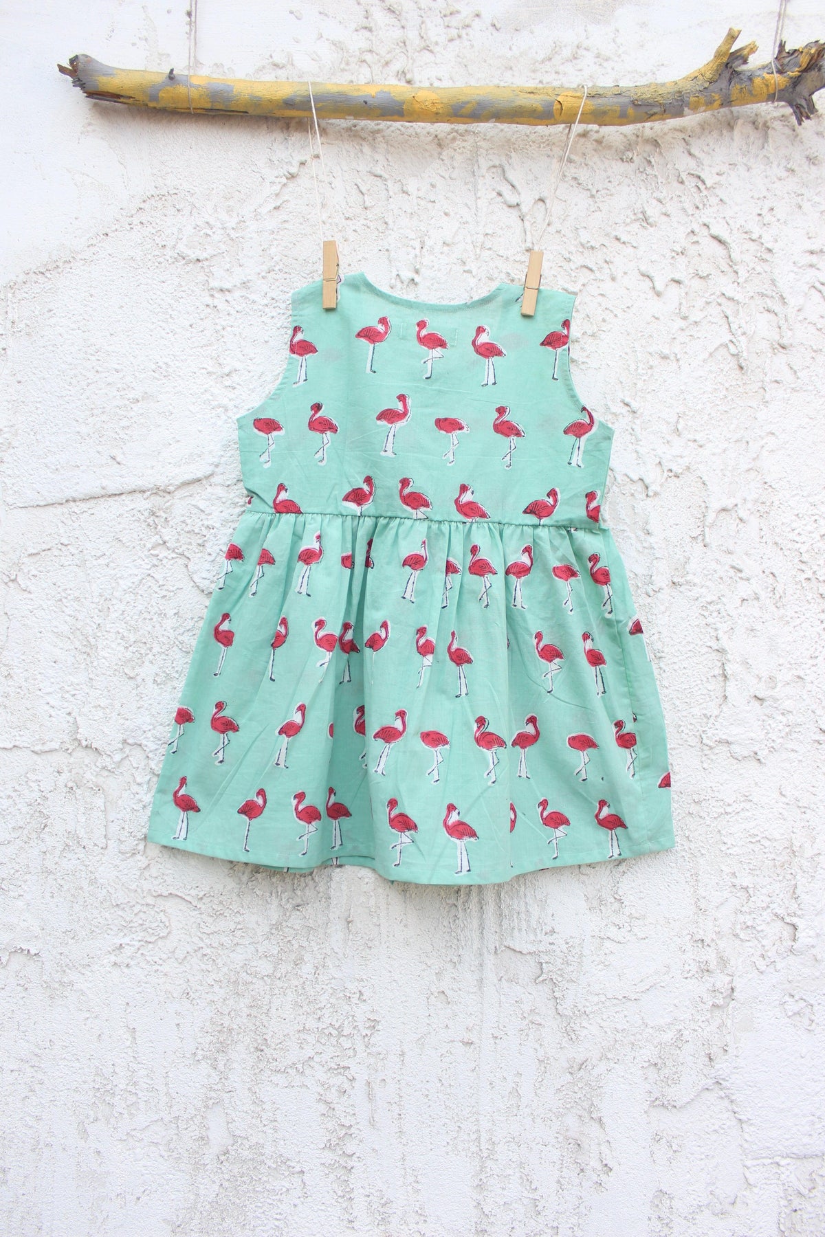 Flamingo Mint Dress - CHHAPA