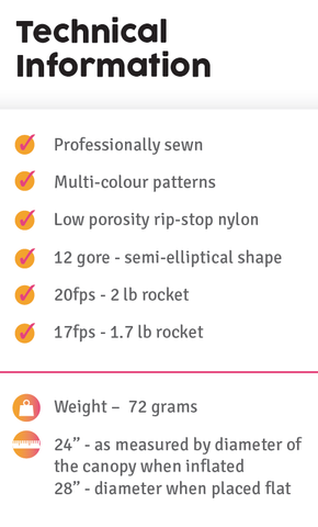 BCC-24 Parachute Product Spec