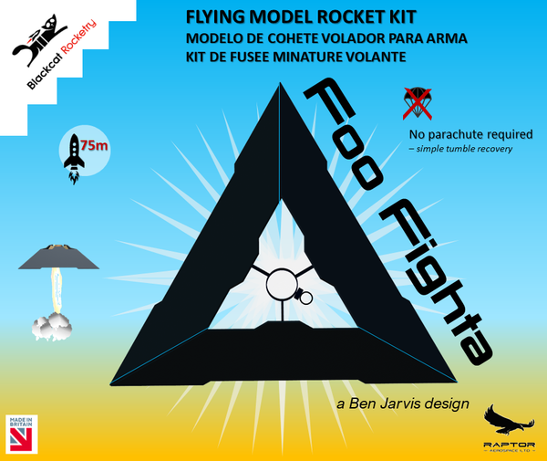 BlackCat Rocketry FooFighta Rocket Kit banner