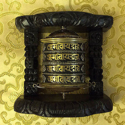 tibetan buddhist prayer wheel