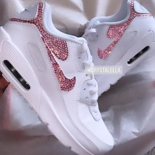 nike with crystals