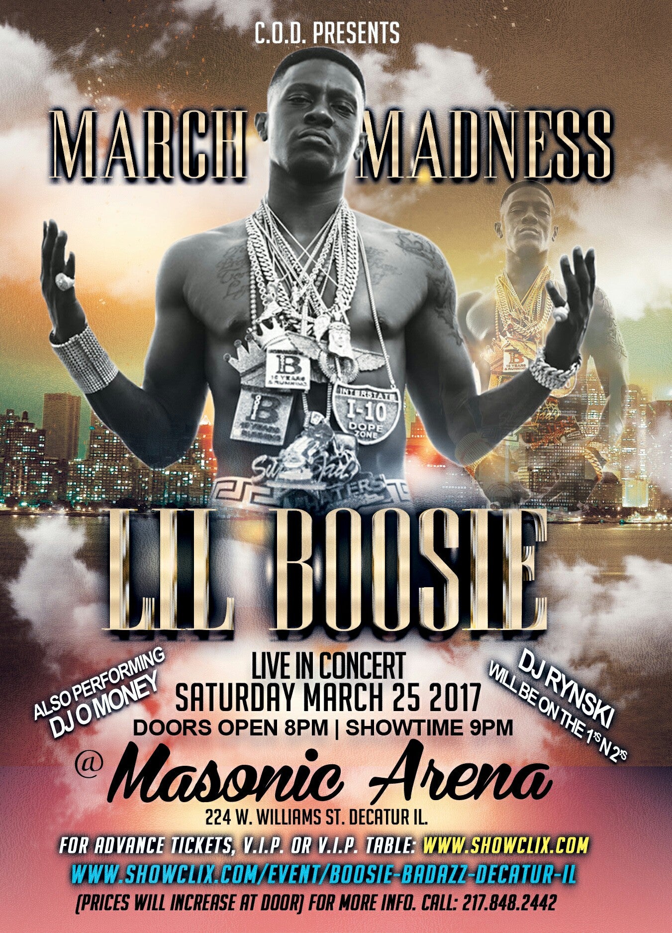 Lil Boosie Concert Flyer