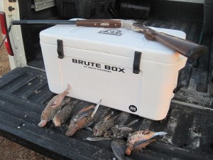 Brute box cooler outlet