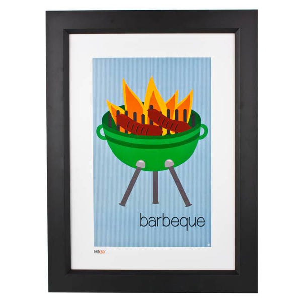 Pint Size Barbeque Print (A3) | Koop.co.nz
