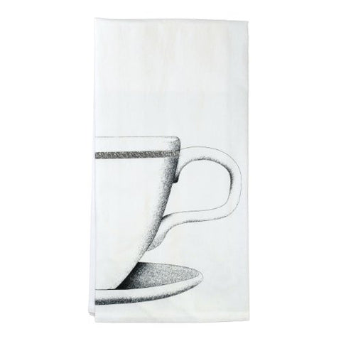 Montgomery Street Coffee Cup Cotton Flour Sack Dish Towel - The Barrington Garage