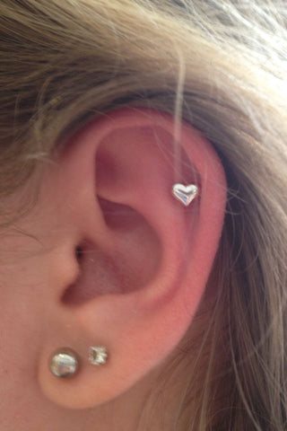 Cute Heart Piercings @ MyBodiArt