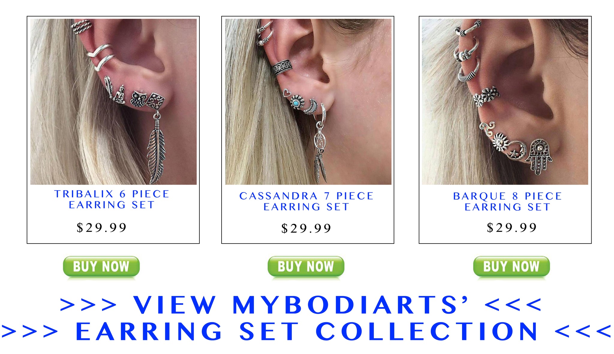 Earring Set at MyBodiArt.com