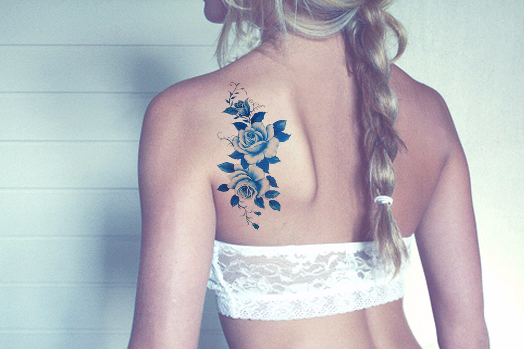 Flower Back Tattoos for Women - MyBodiArt.com