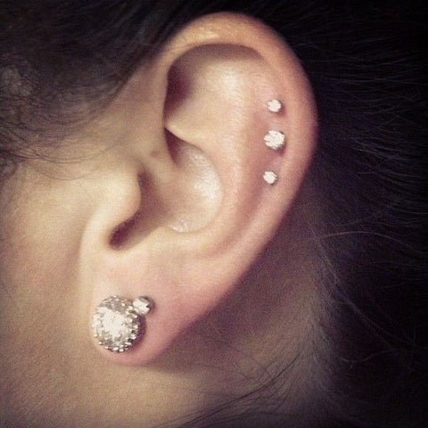 Classic Triple Helix Piercing Jewelry at MyBodiArt