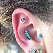 Piercing Ideas, Opal Tragus Jewelry, Opal Conch Piercing Jewelry