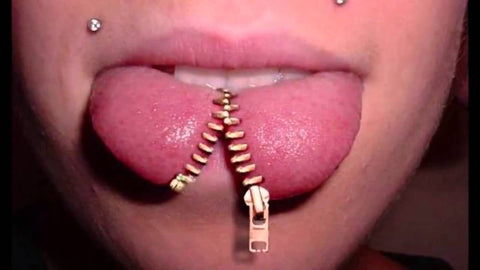Zipper Tongue Piercing Ideas at MyBodiArt