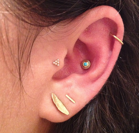 Awesome Ear Piercing Ideas at MyBodiArt for Conch Piercing Jewelry, Helix Ring, Tragus Earring at MyBodiArt