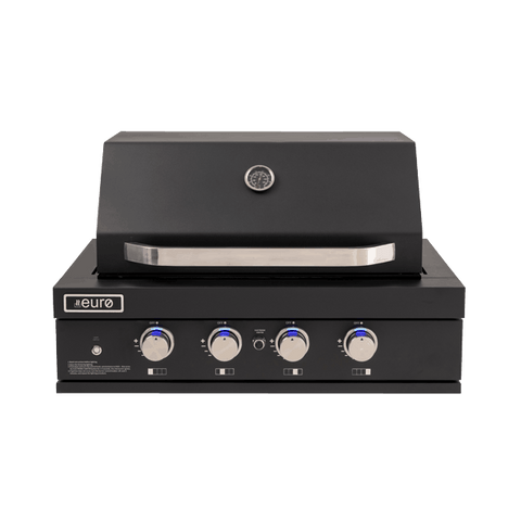 PEAL900RBQBL – 4 Burner Black Built-In BBQ