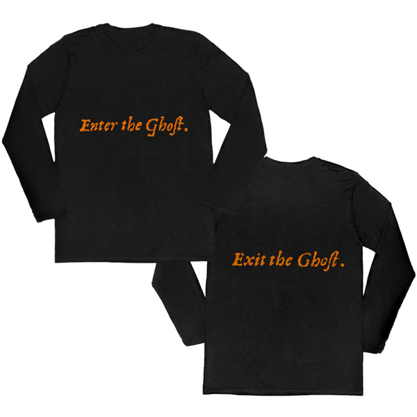 Hamlet Enter Ghost Long Sleeved Unisex T Shirt The Literary Gift Company