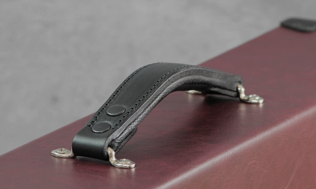Anthology Gear Wear full grain leather amp handle on Helweg Design Signature Case