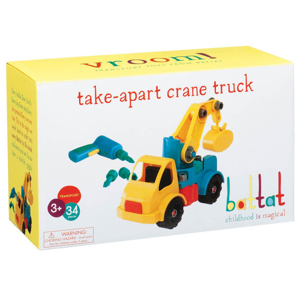 vroom take apart crane truck