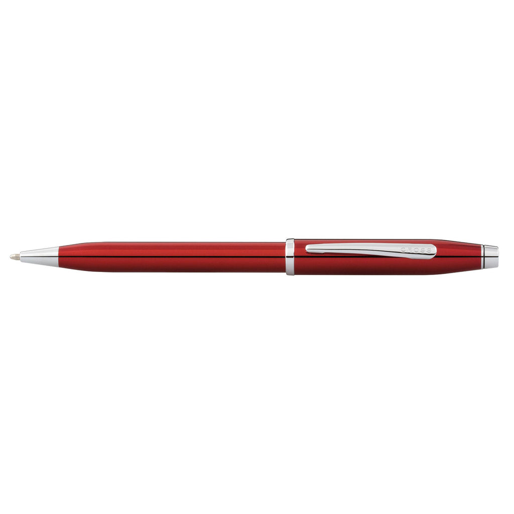 Cross Century II Vibrant Red Ballpoint Pen Blue Ink Cross Ballpoint Pen