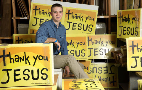 Thank You Jesus Yard Signs