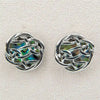 Glacier pearle celtic knot earrings