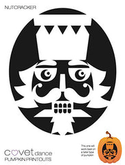Nutcracker Halloween Pumpkin Carving Template