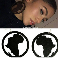 Zendaya africa earrings | natural hair earrings | afrocentric earrings