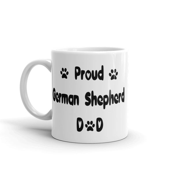 german shepherd dad mug