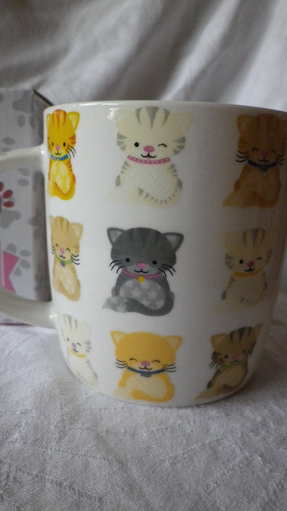 Cute Kittens Design Bone China Mug hanrattycraftsgifts.co.uk