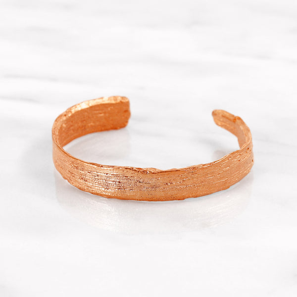 Da Tree Bark Bangle d.Edition - Rose Gold
