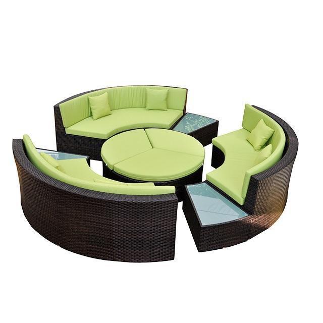 Luxury Living Furniture Florence 4-Piece Metal Frame Patio Conversation Set  with Cushion(s) Included in the Patio Conversation Sets department at  Lowes.com